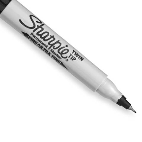 Marcatore permanente Sharpie Twin Tip EF F a doppia punta conica 1-0,5 mm nero S0811100
